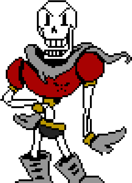 Big Papyrus - Papyrus Undertale Clipart (600x600), Png Download