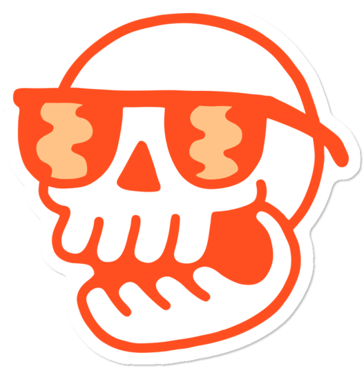 Poison $3 - Skull Clipart (650x650), Png Download