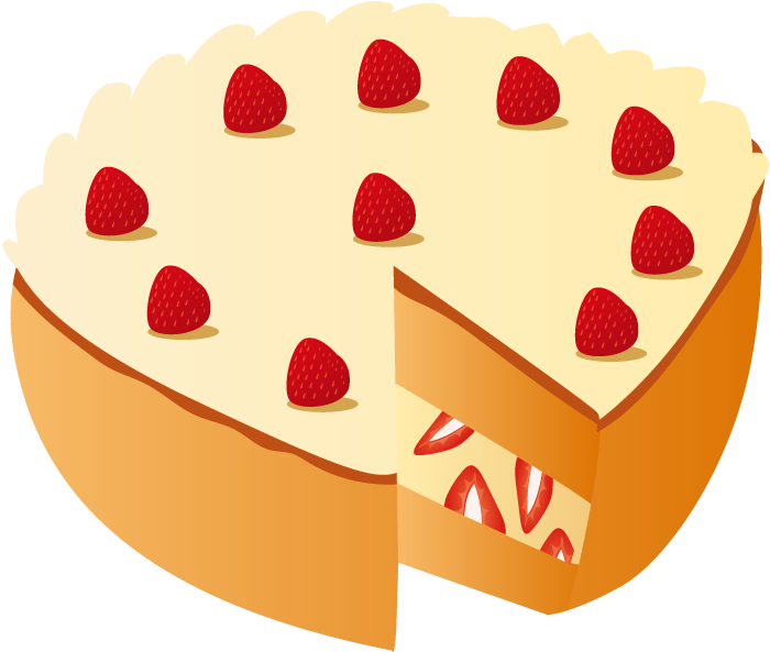 Strawberry Clipart Sandwich - Png Download (800x800), Png Download