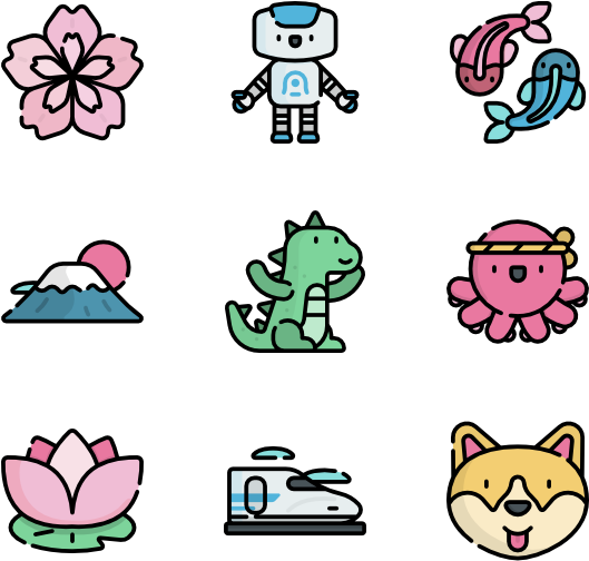 Japan - Mardi Gras Icons Clipart (600x564), Png Download