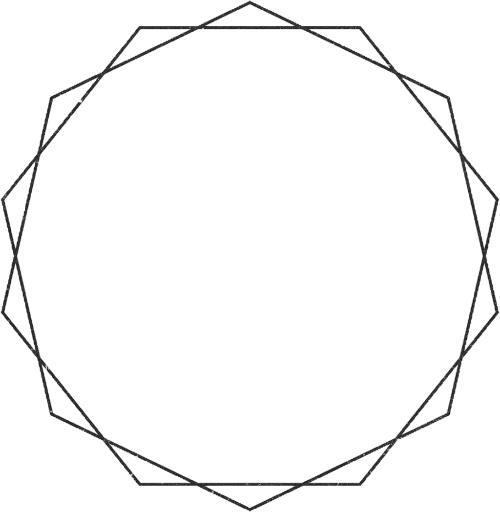 Sticker Sticker - Octagon In A Circle Clipart (1024x1049), Png Download