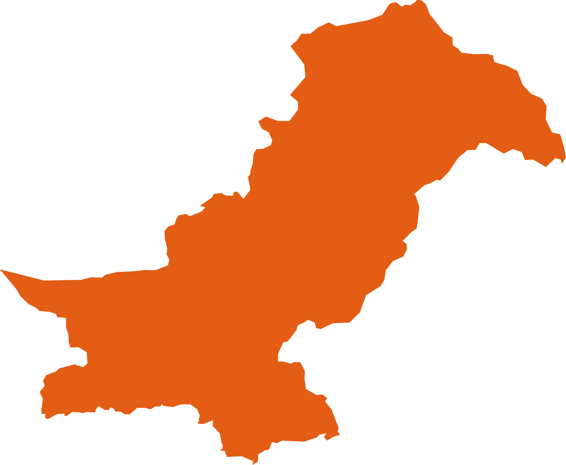 Vietnam Pakistan France - Map Of Pakistan 2018 Clipart (1884x1548), Png Download