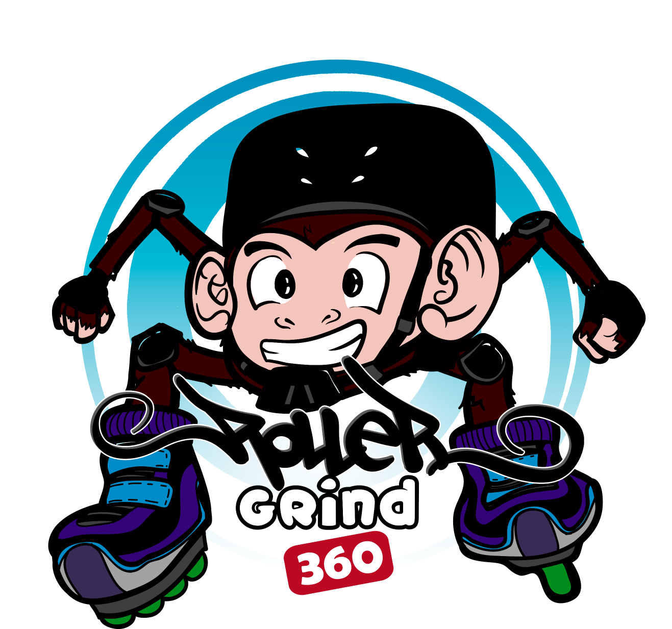 Rollergrind360 - Roller Grind 360 Clipart (1329x1329), Png Download