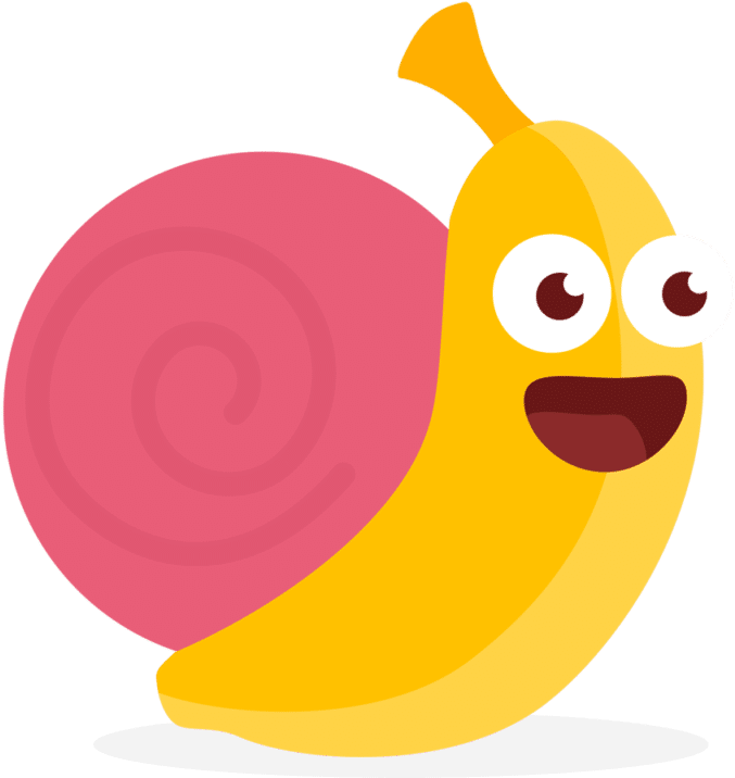 Slow Banana - Illustration Clipart (1024x1024), Png Download