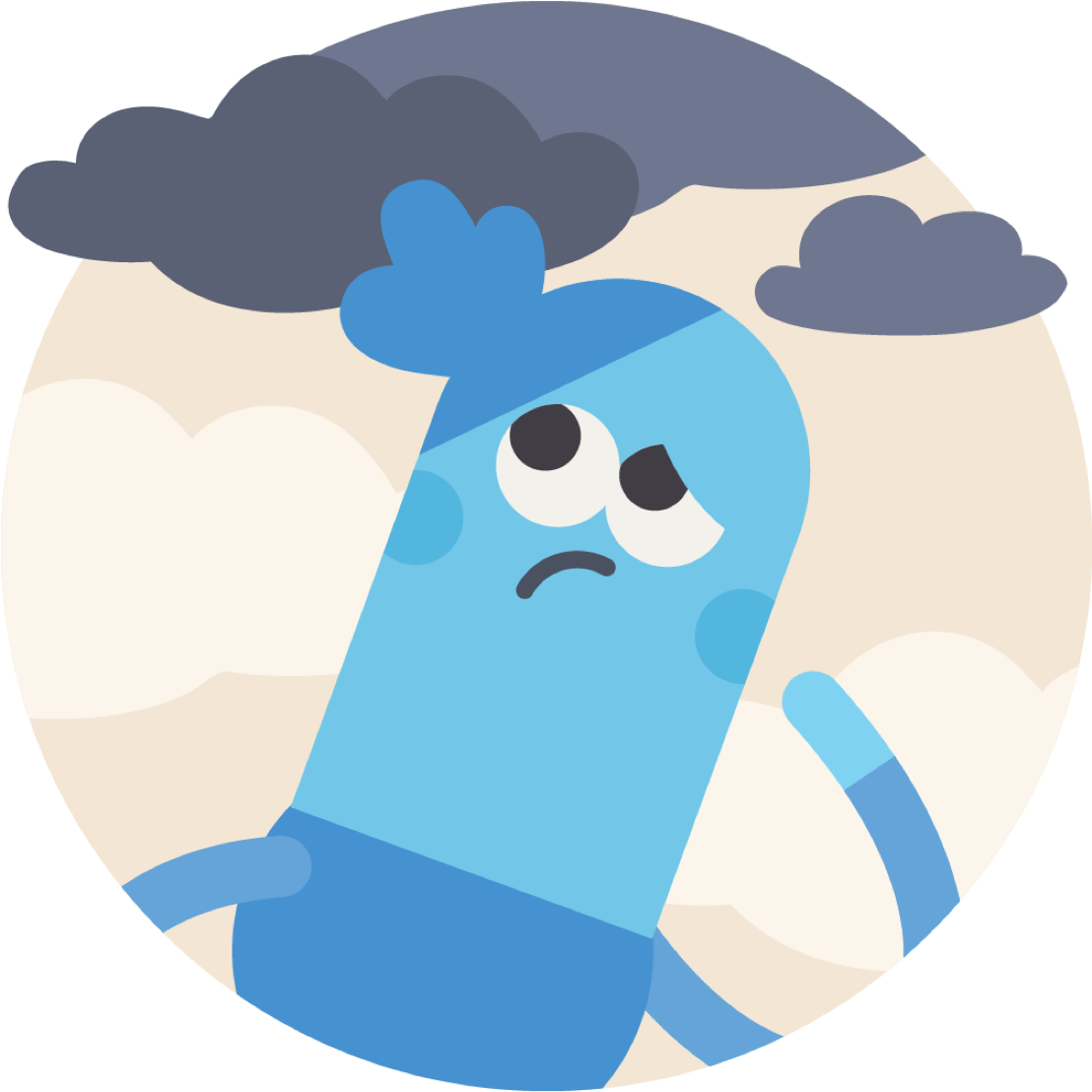 Meditation Clipart Mediation - Headspace Anxiety - Png Download (1108x1108), Png Download