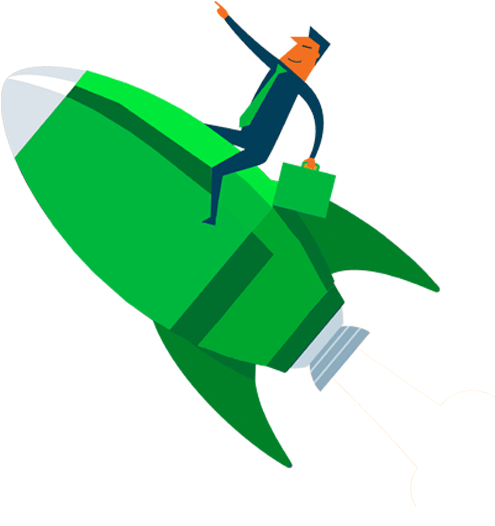 Rocket - Cartoon Clipart (500x750), Png Download