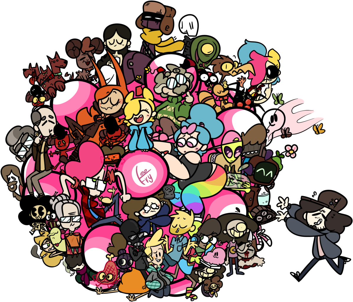 Worked On This For A While, There Will Be A Speed Paint - Cartoon Clipart (1280x1094), Png Download