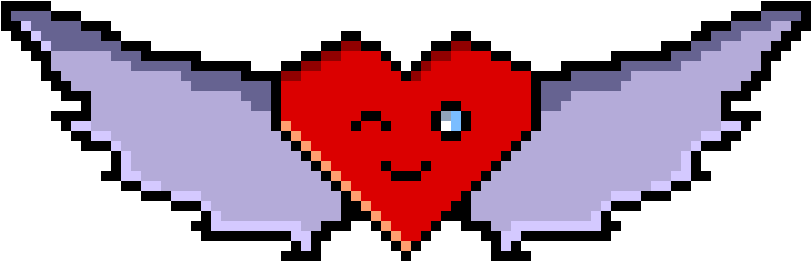 Flying Heart - Heart Clipart (1030x380), Png Download