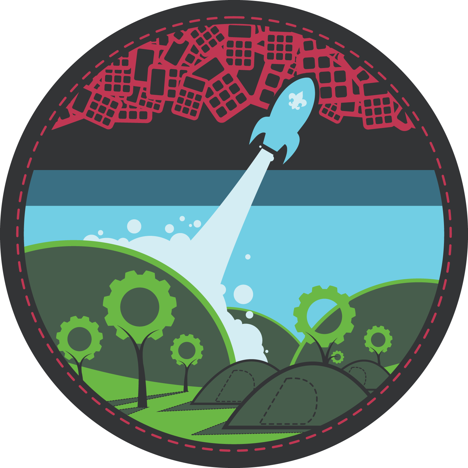 Scout Merit Badge - Circle Clipart (1500x1500), Png Download