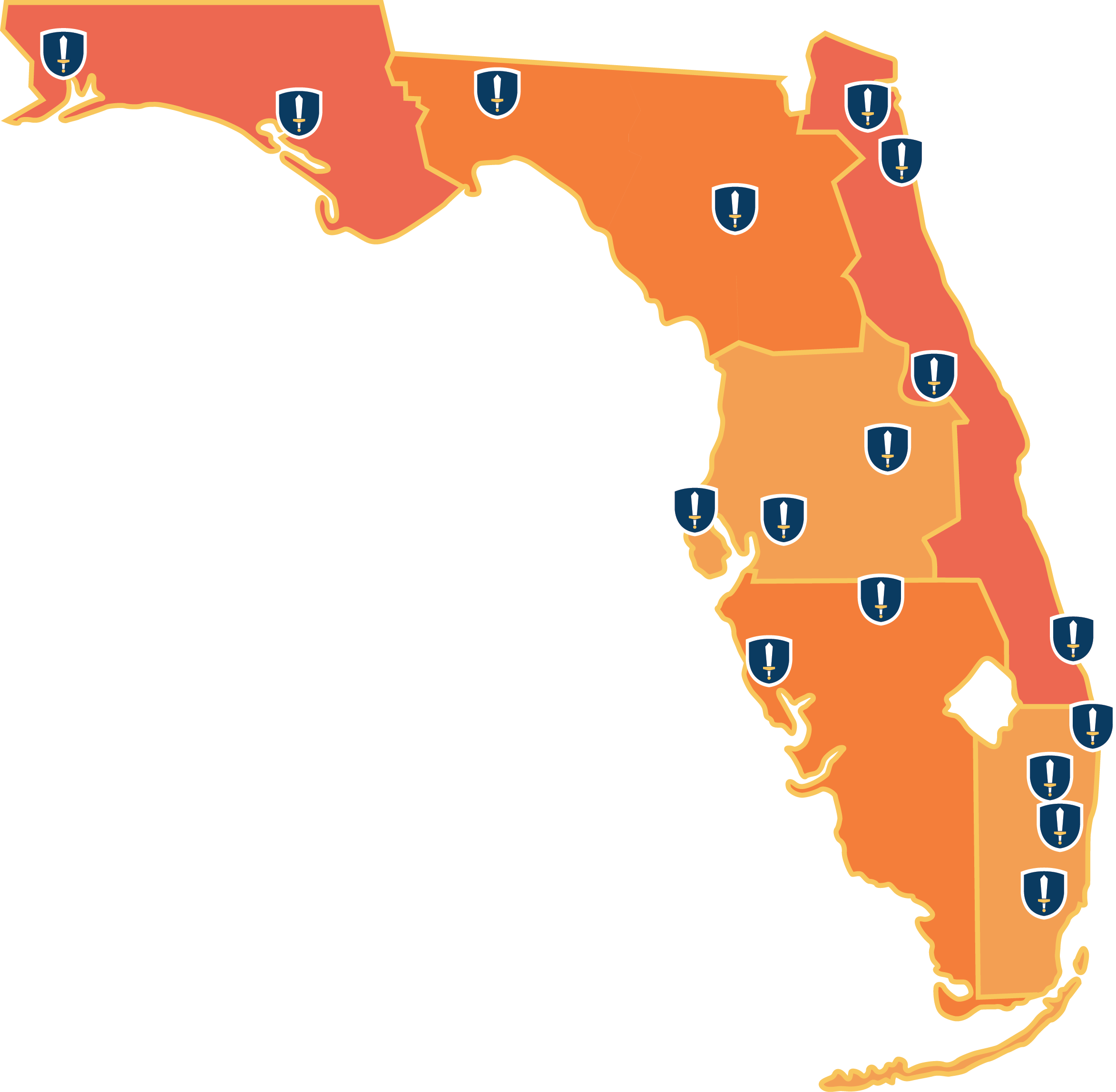 What Is Sharper A Word From Dr - Florida East Gulf Coastal Plain Map Clipart (2346x2296), Png Download