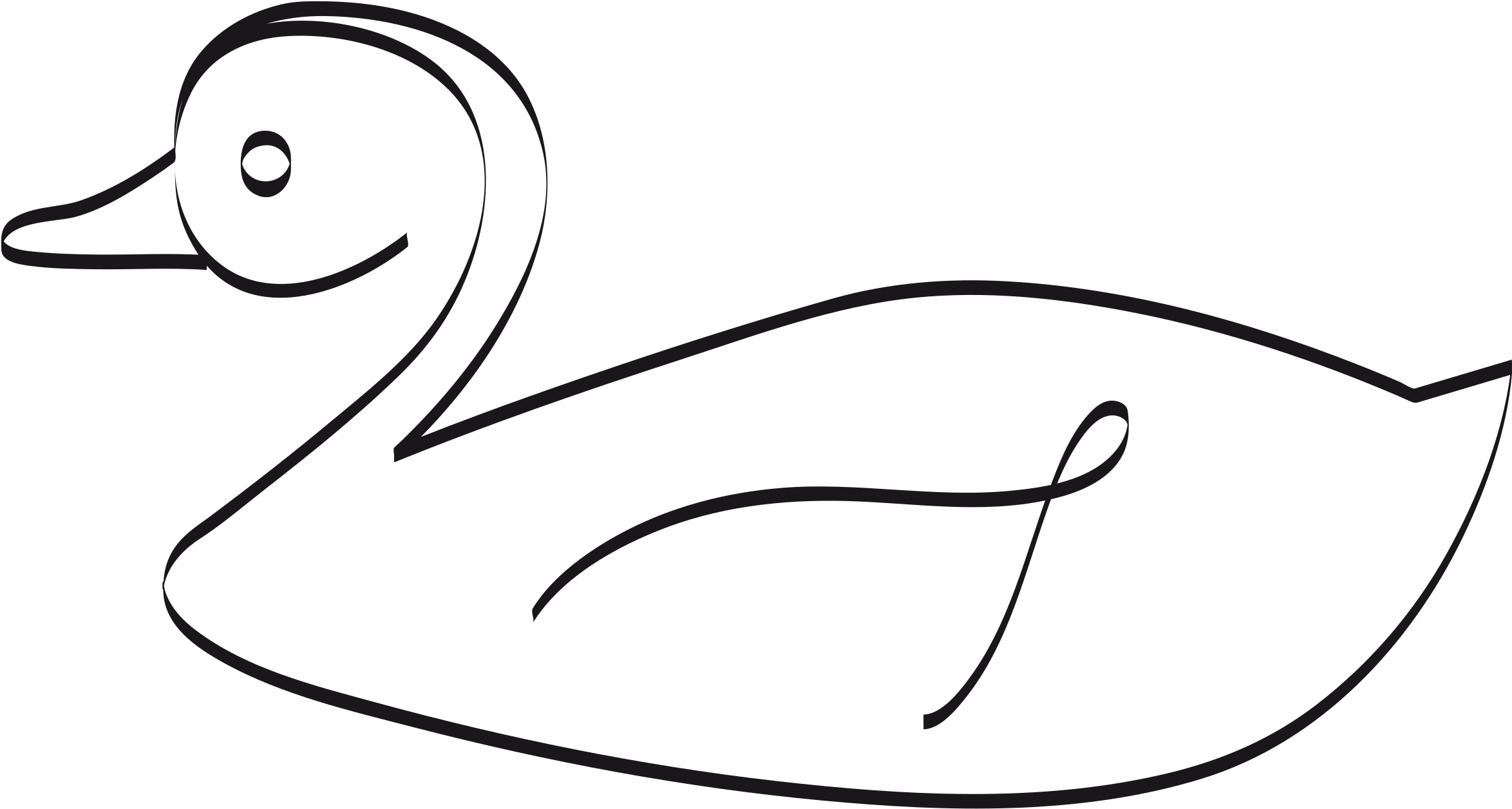 Big Image - Duck Clipart (2400x1351), Png Download