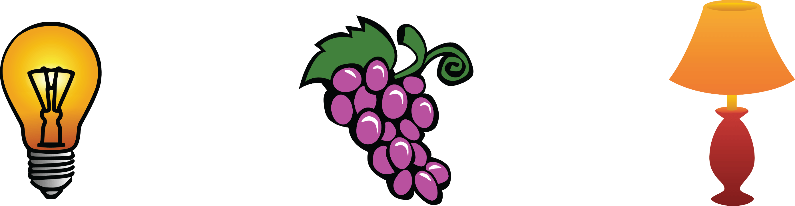 Which Of The Following Does Not Belong To The Group - Grapes Clip Art - Png Download (2784x721), Png Download