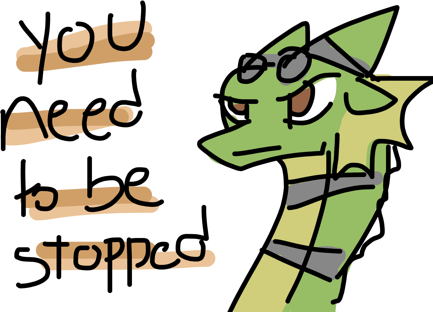 Stopped - Cartoon Clipart (1600x1200), Png Download