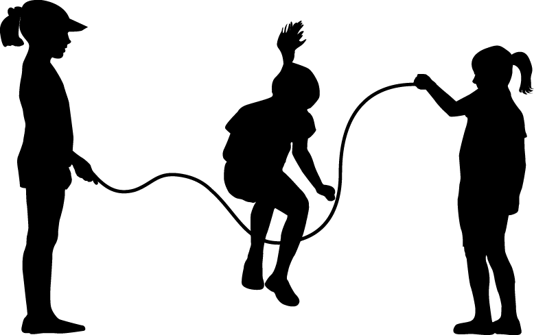 Silhouette Jump Rope Clip Art - Png Download (778x489), Png Download