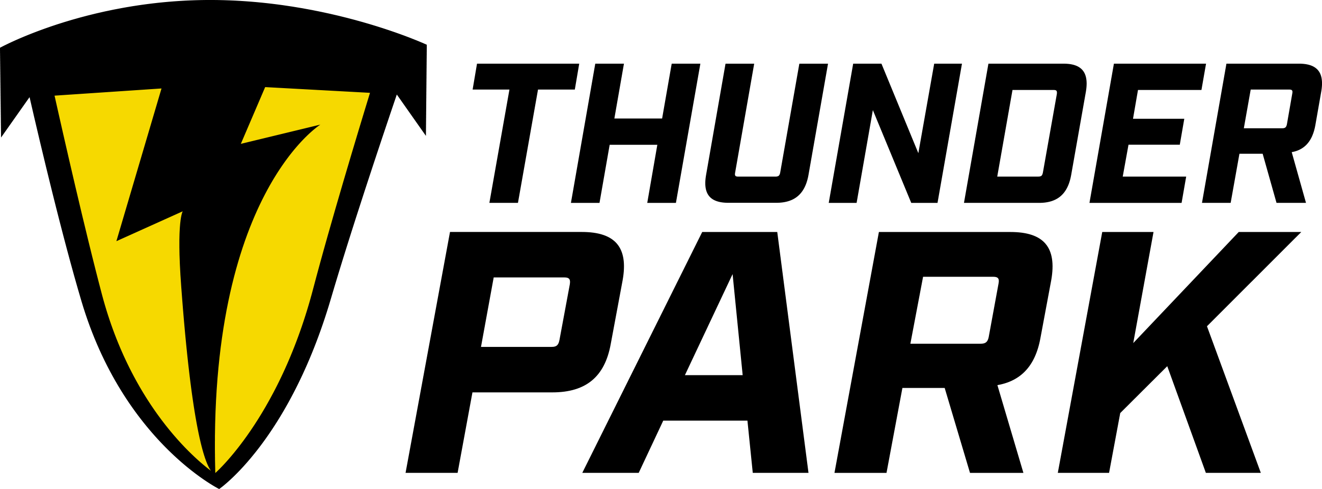 Thunder Park Logo Clipart (2596x960), Png Download