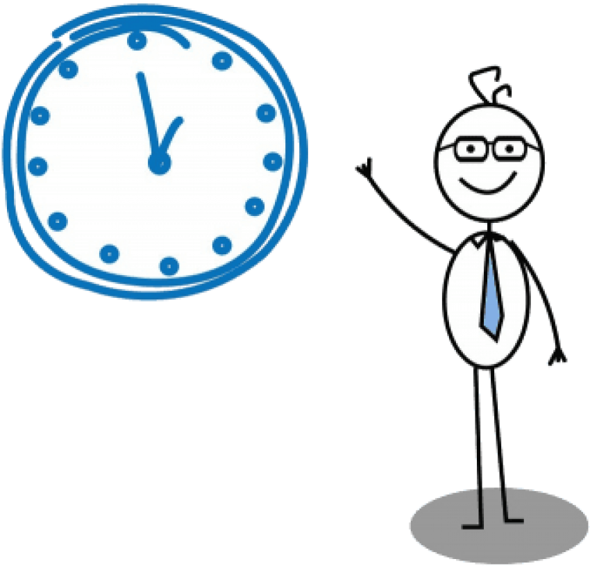 Free Png Download Punctuality Png Images Background - Dibujo De La Puntualidad Clipart (850x815), Png Download