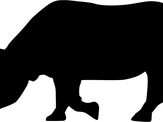 Rhinoceros Clipart Svg - Png Download (640x480), Png Download