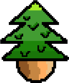 Pohon - Christmas Tree Clipart (1200x1200), Png Download