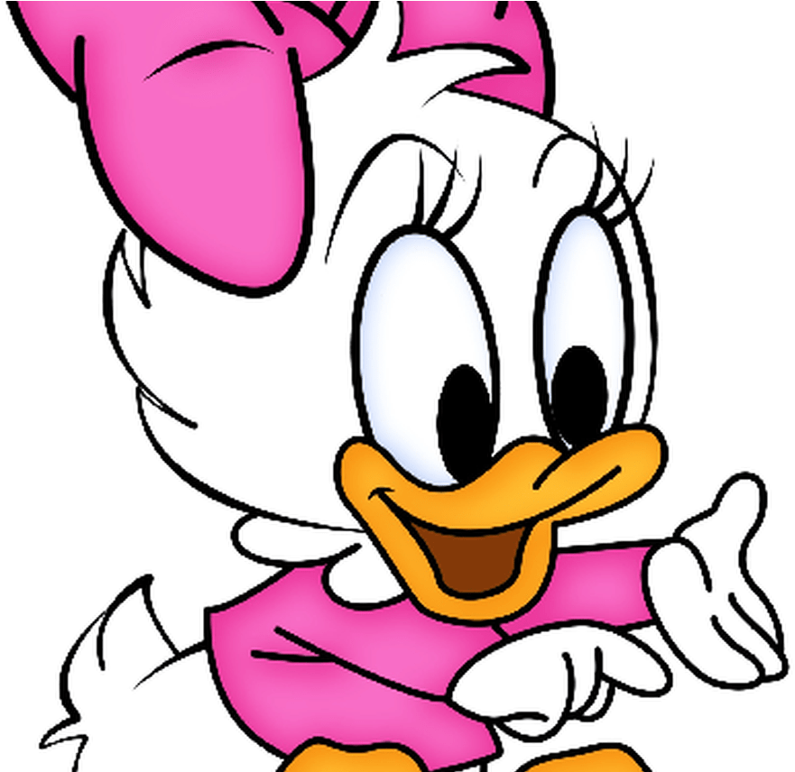 Disney And Cartoon Baby Images Baby Daisy Duck Png - Daisy Bebe Disney Clipart (1368x855), Png Download