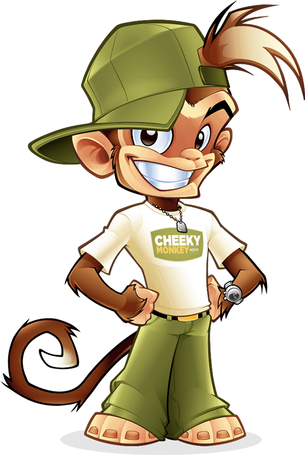 Saqr Mascot Design - Sosfactory Monkey Clipart (625x934), Png Download