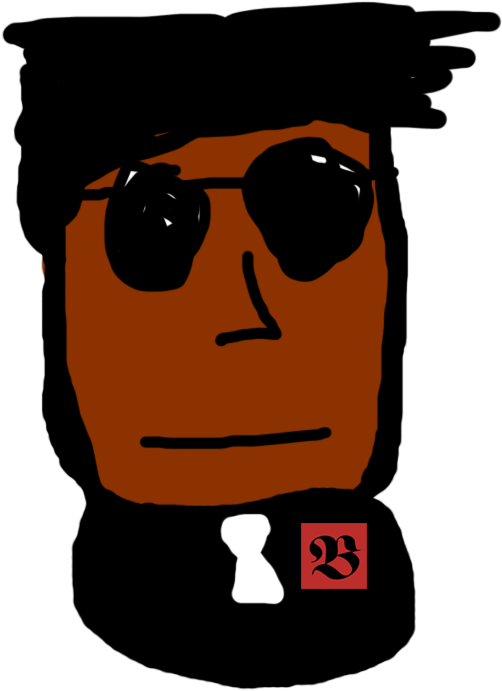 Bayonse Bodyguard Black - Cartoon Clipart (750x750), Png Download