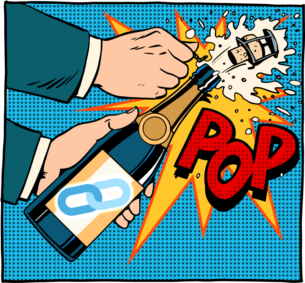 A Local Site Needs Both Local And Niche Relevant Links - Pop Art New Year Clipart (1500x1000), Png Download