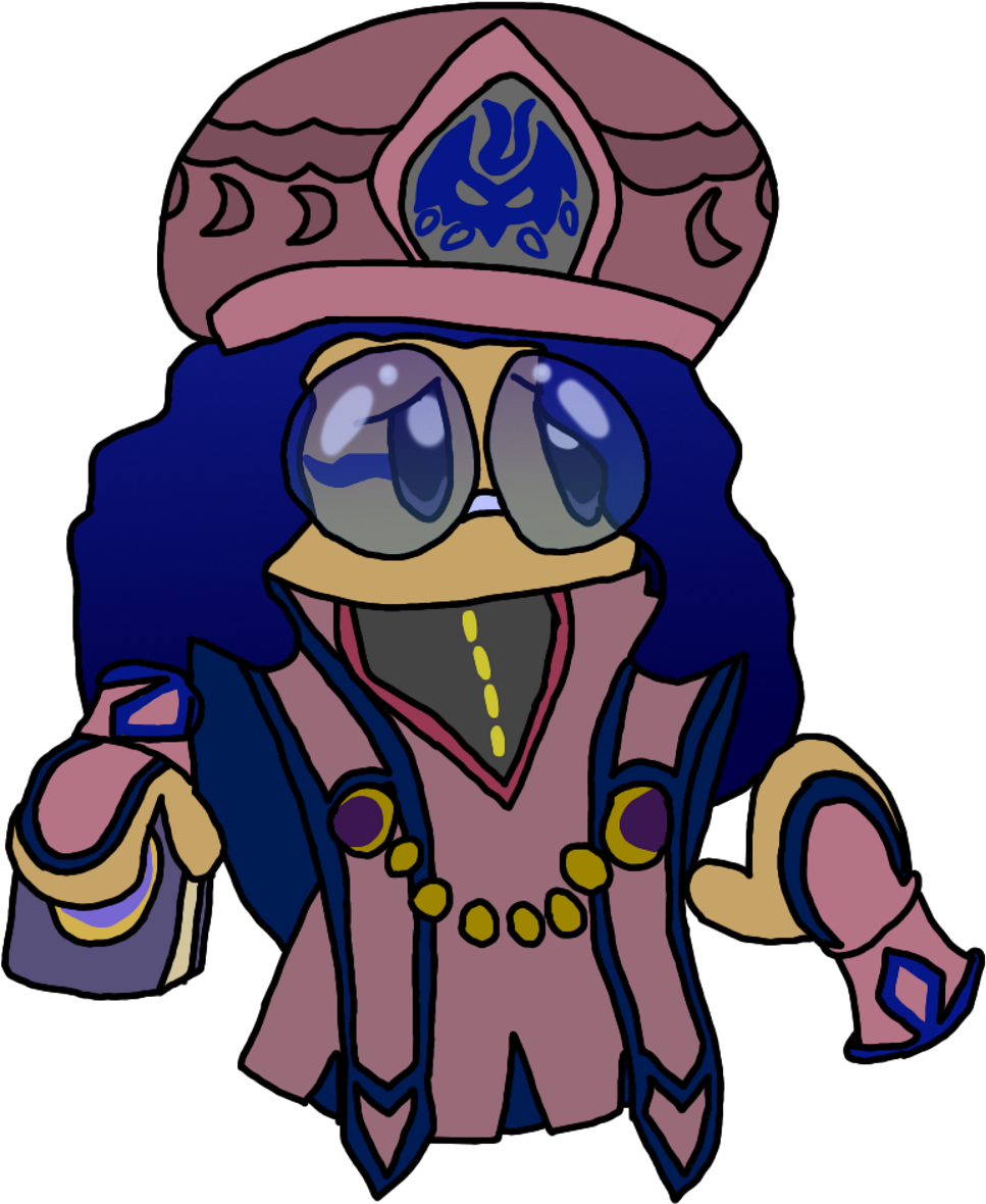 Tomelle, Water Mage Of Draculock - Cartoon Clipart (991x1193), Png Download