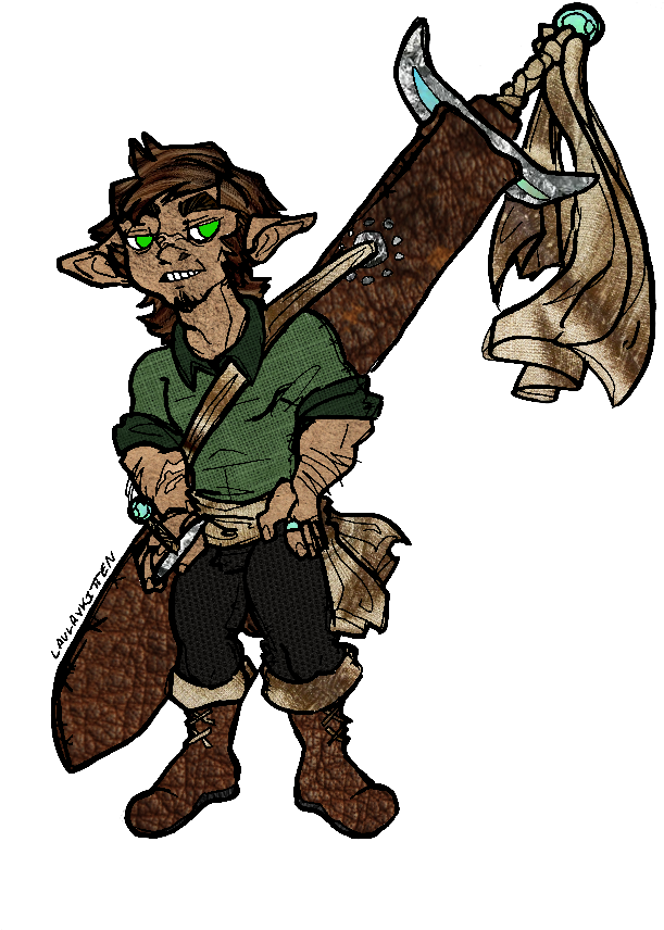 Norm, Halfling Paladin Played By Jeremy He Changes - Cartoon Clipart (720x866), Png Download