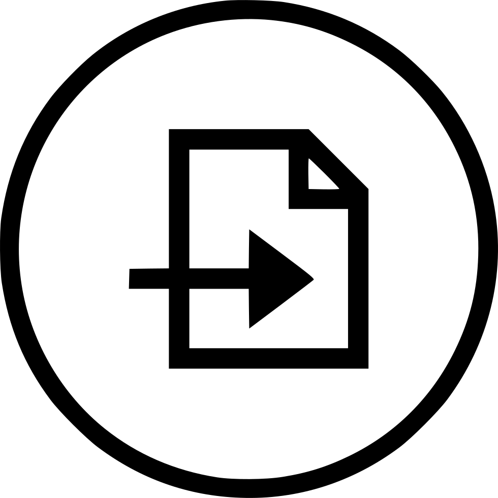 Import File Document Doc Ui Comments - Circle Clipart (980x980), Png Download