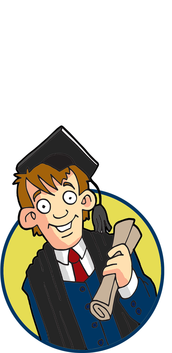 Typei Was Able To Type Out My Coursework In Half The - Cartoon Clipart (613x1269), Png Download