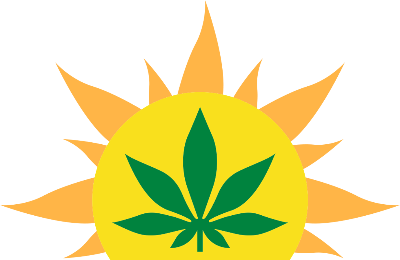 Organijuana - Emblem Clipart (1920x896), Png Download
