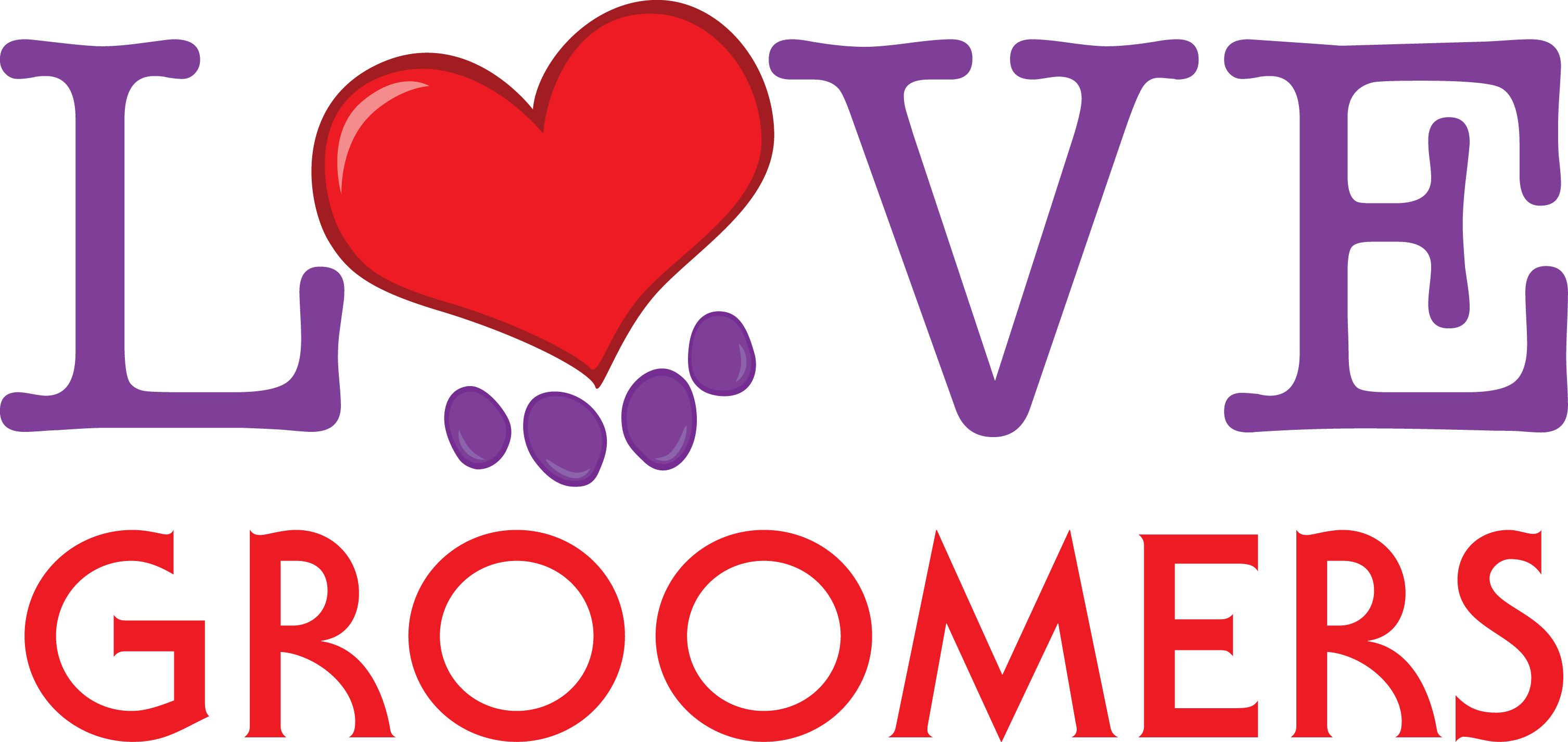 Love Groomers - Home Page - We Love Clipart (3013x1426), Png Download