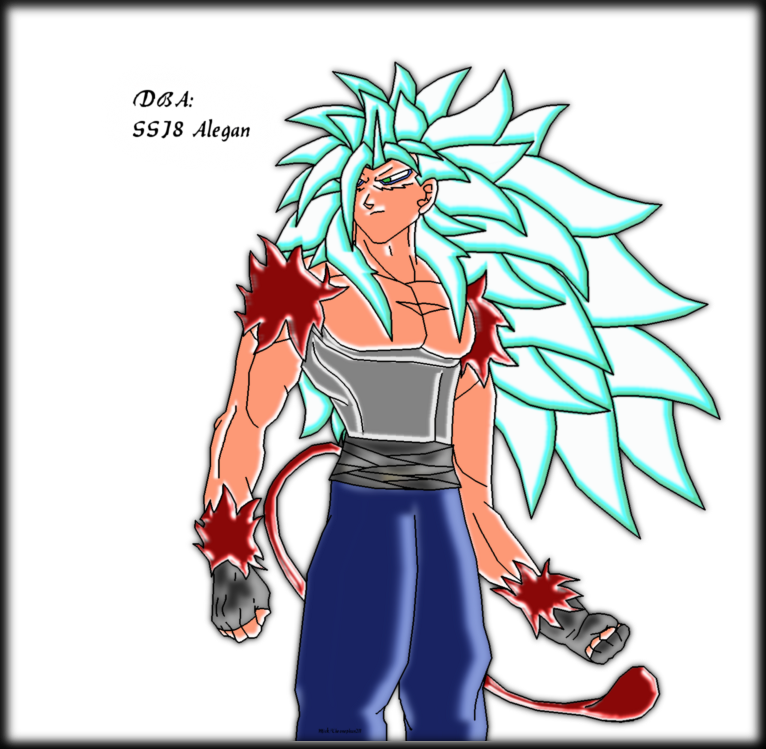 3mib, 3000x2935, Dragon Ball Alpha Alegan Ssj8 By Theonephun211-d9afmd2 - Comics Clipart (3000x2935), Png Download