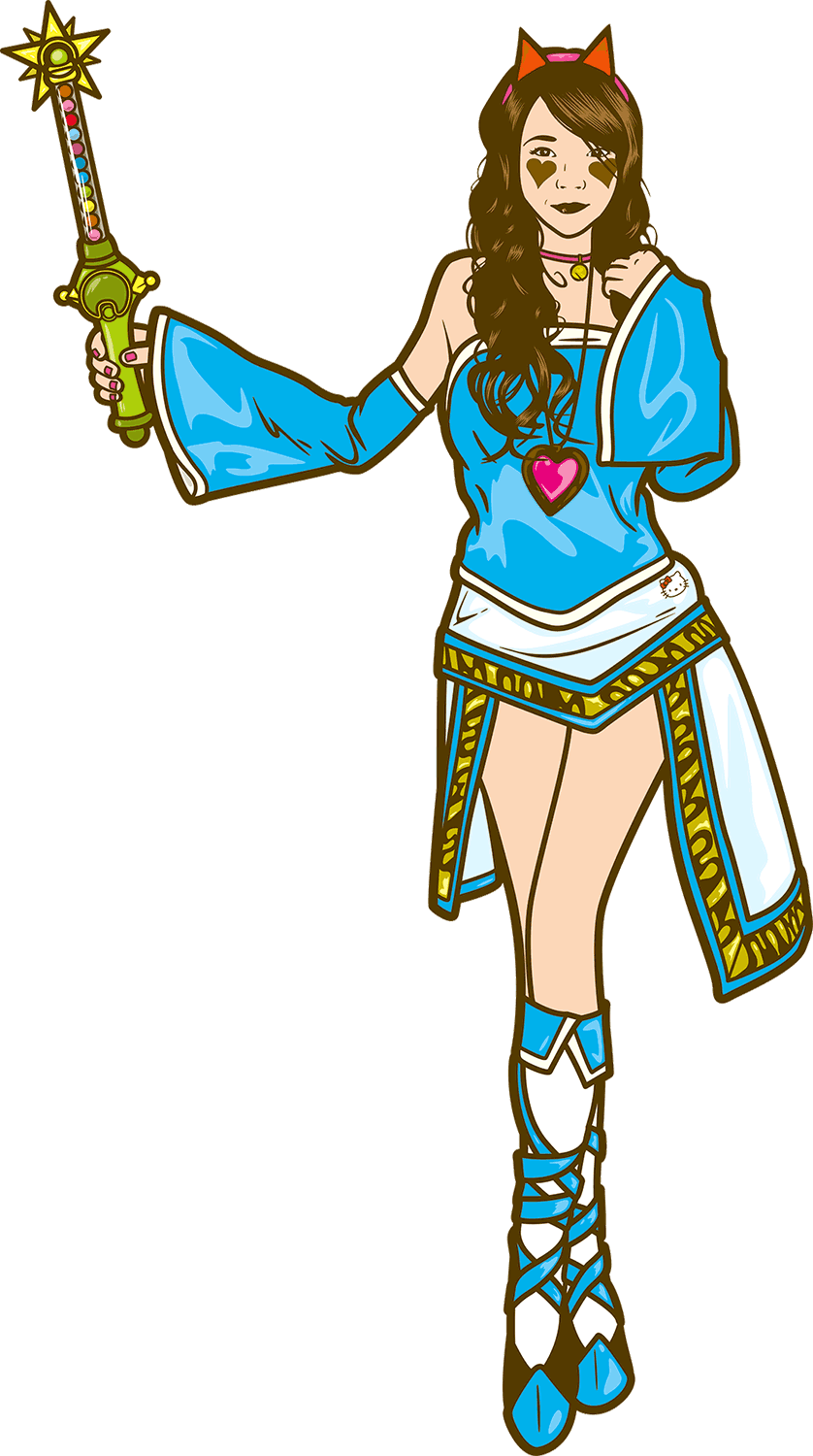 Character Illustration Aniota - Cartoon Clipart (838x1500), Png Download