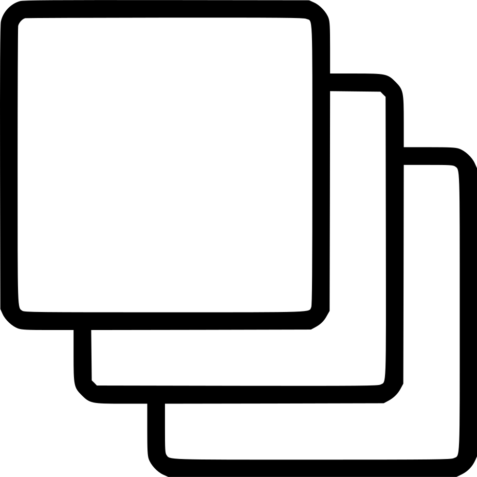 Layers Group Cascade Copy Clone Comments Clipart (980x980), Png Download