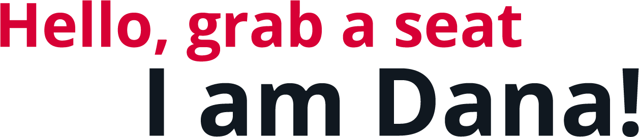Hello, Grab A Seat, I Am Dana Clipart (1257x270), Png Download