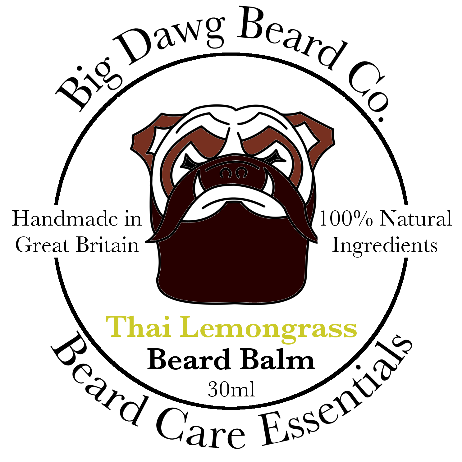 Thai Lemongrass Beard Balm - Actual Pain Clipart (1500x1500), Png Download