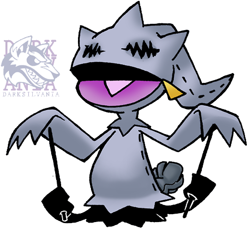 Plushy Berry On Twitter - Banette Fusion Clipart (585x535), Png Download