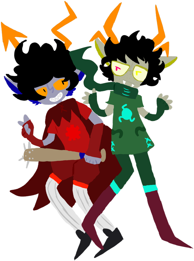 I Drew Mine And Bee's Trollsonas Babey Chaos Gods - Cartoon Clipart (871x1200), Png Download