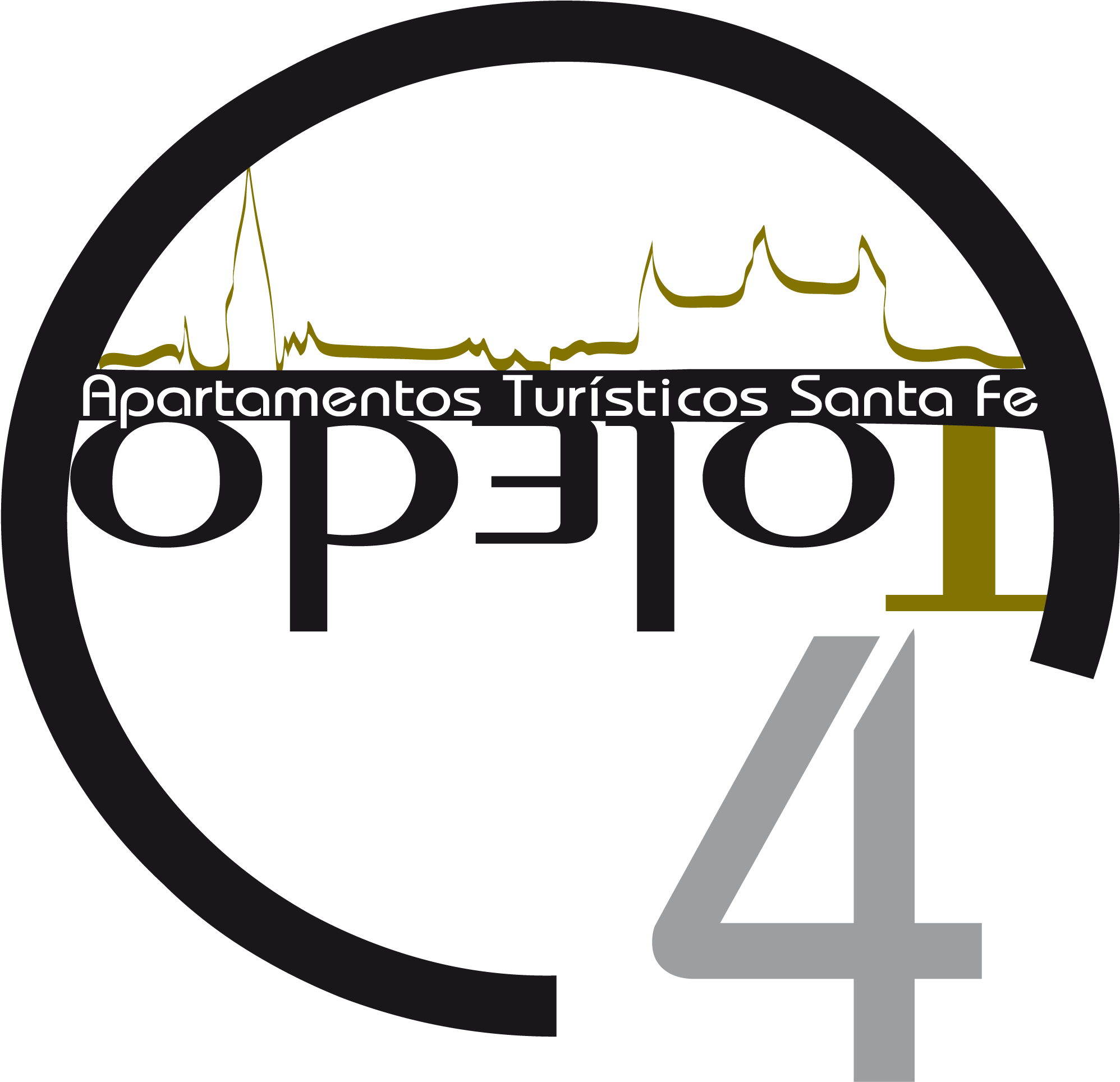 Apartamentos Turisticos Toledo Verde Piso - Circle Clipart (2480x2835), Png Download