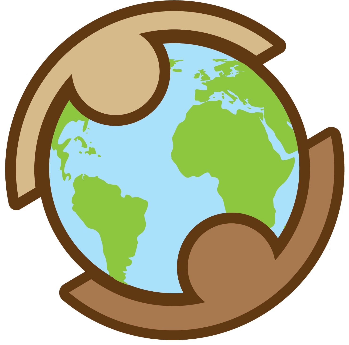 Around The World Clipart (1482x1488), Png Download