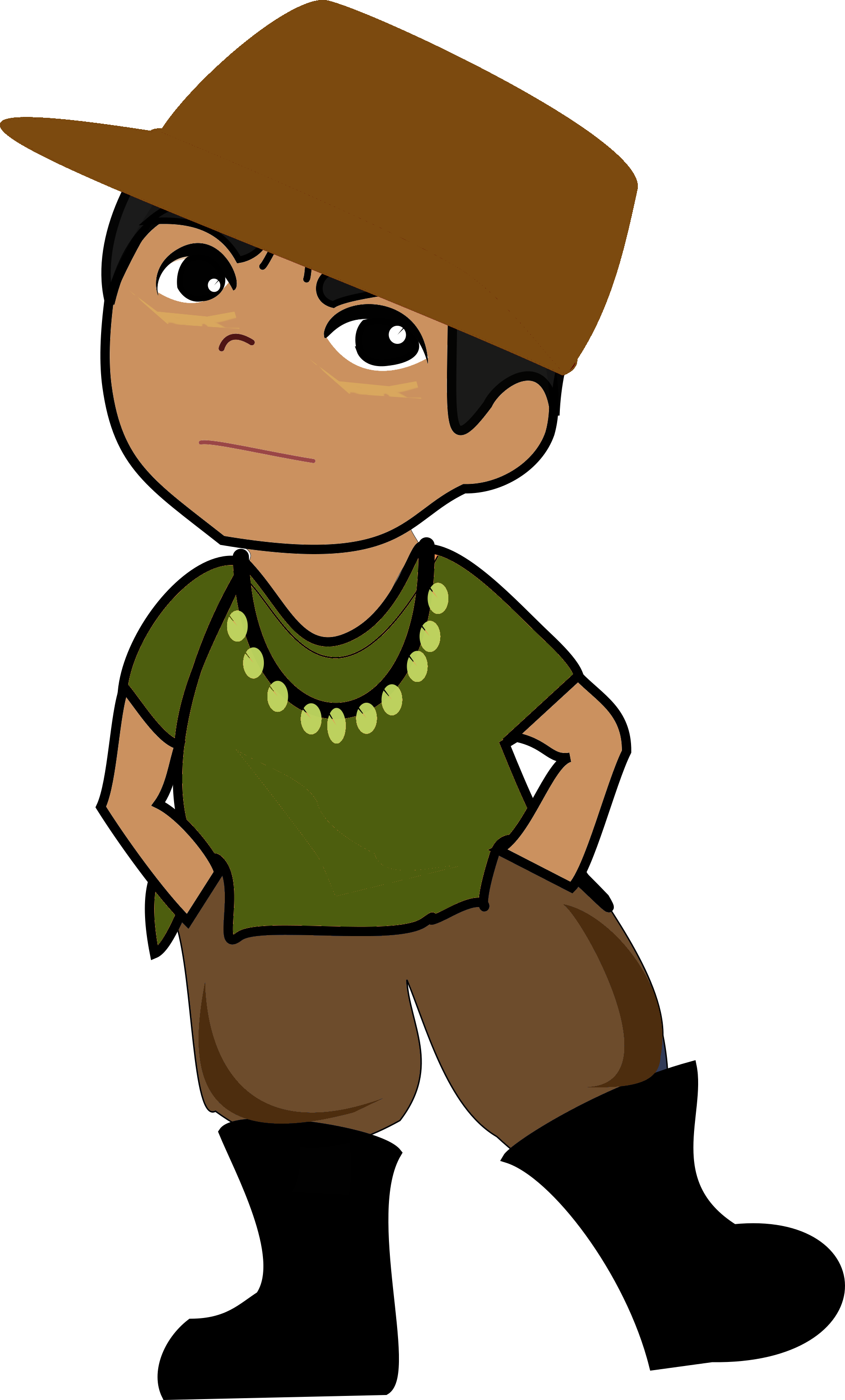 Abuelo - Cartoon Clipart (1864x3090), Png Download