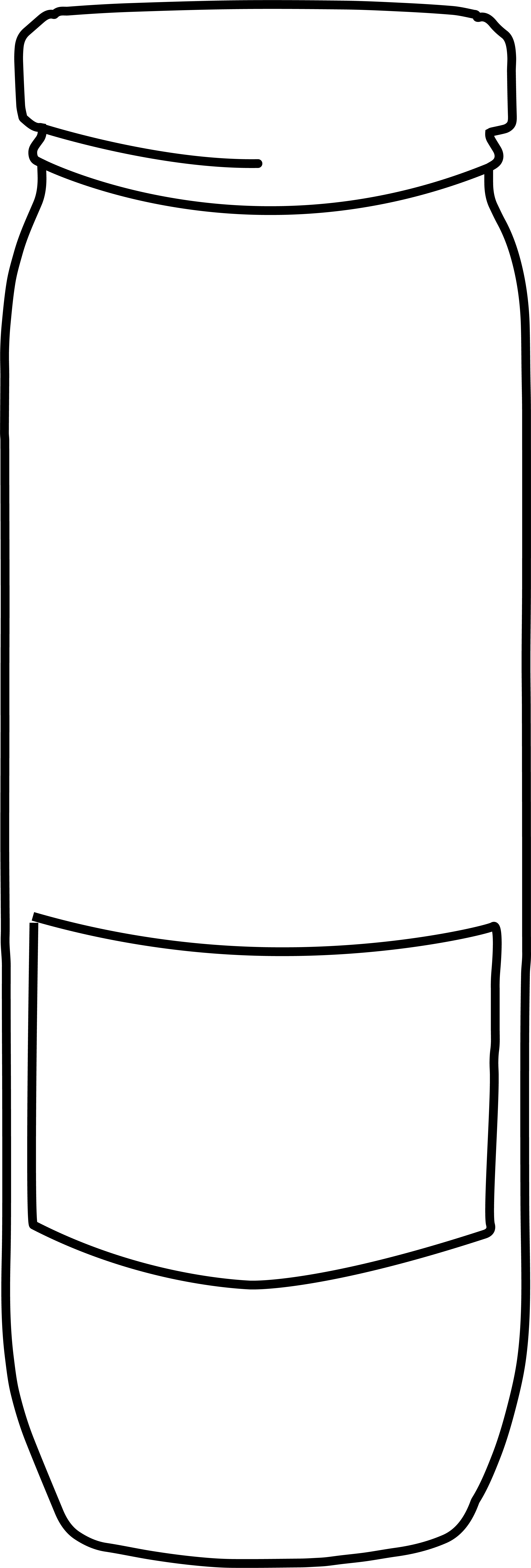 Pur - Line Art Clipart (3022x8922), Png Download