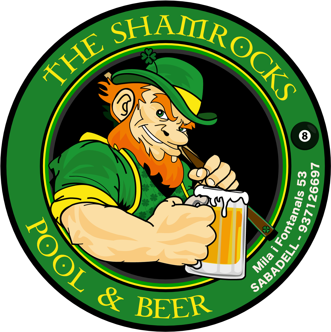 The Shamrocks - Illustration Clipart (1539x1702), Png Download