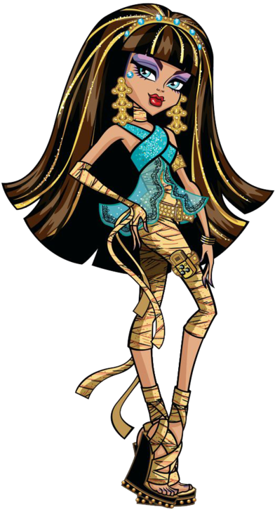 Sin Ninguna Duda Cleo De Nile Es Una De Las Muñecas - Monster High Cleo Clipart (500x750), Png Download