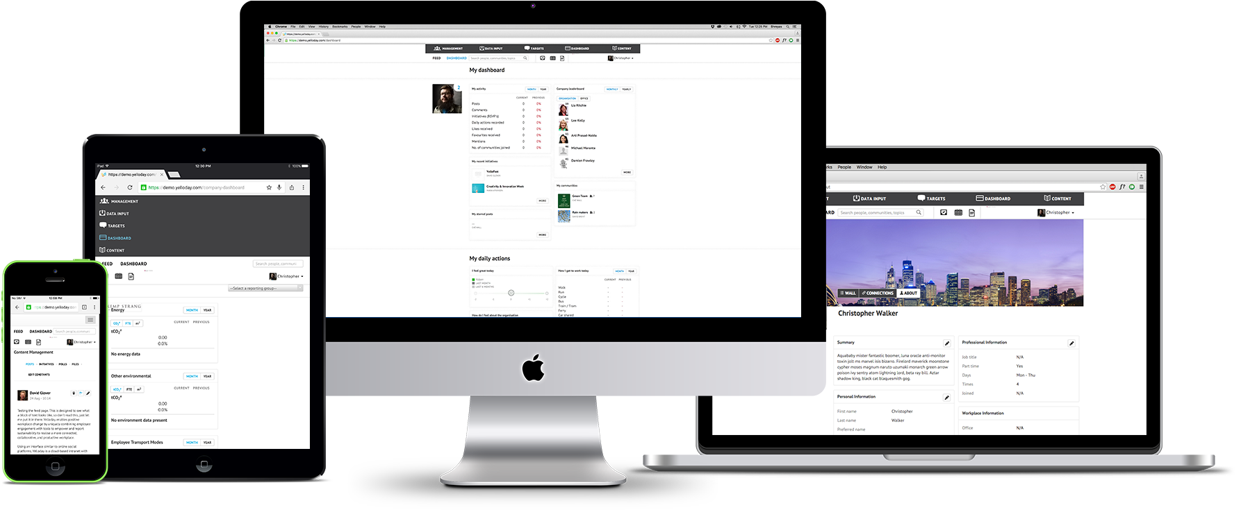Yelloday Responsive App - Responsive Web App Clipart (1785x860), Png Download