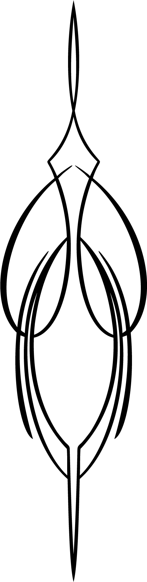 Line Art Clipart (600x1977), Png Download