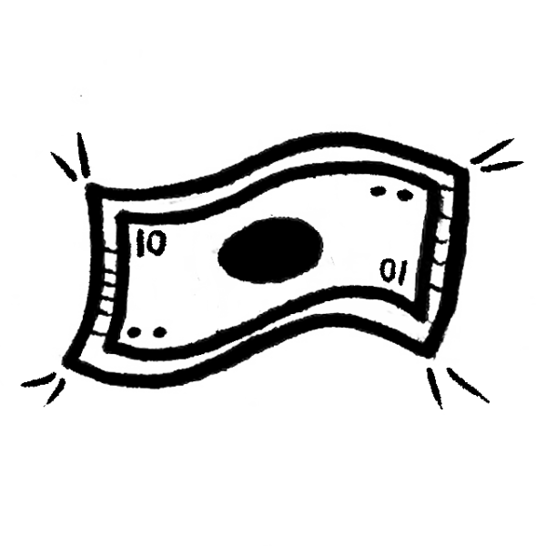 Make The Best Of Your Hard Earned Cash - Sketch Clipart (600x600), Png Download