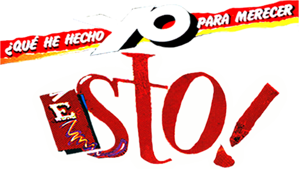 ¿qué He Hecho Yo Para Merecer Esto - Graphic Design Clipart (1280x544), Png Download