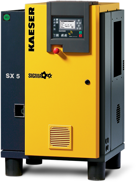 Small Rotary Screw Air Compressors To 30 Hp Rh Us Kaeser - Kaeser Clipart (1300x732), Png Download